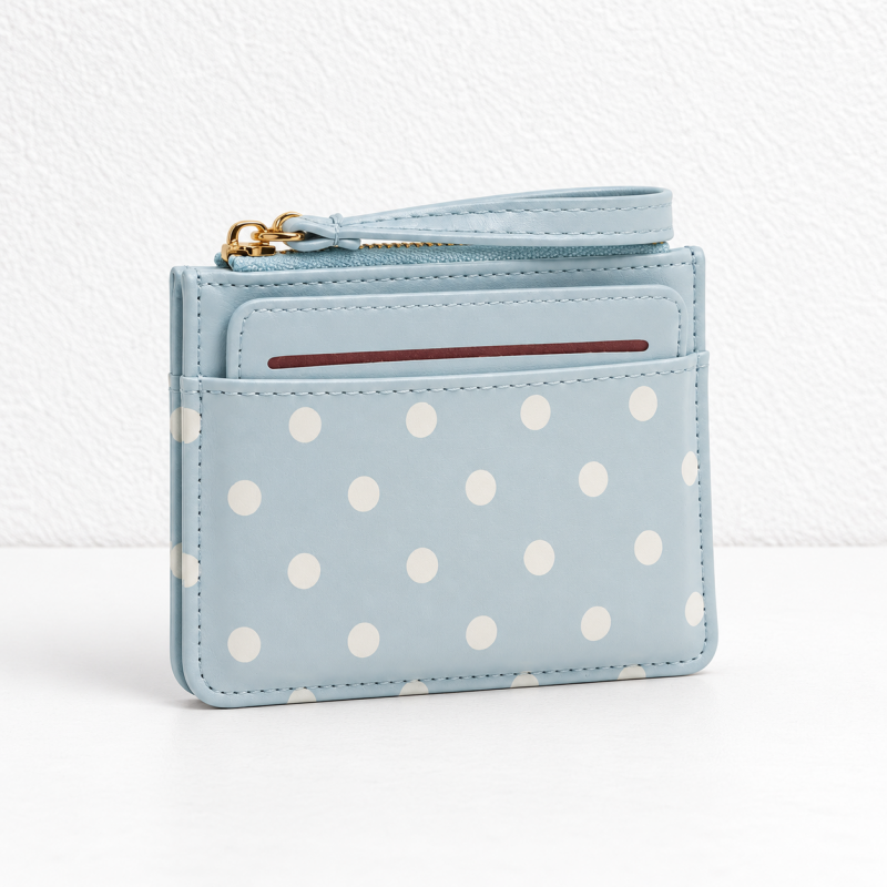 CouldNook Polka Dot Card Holder - Removable Insert