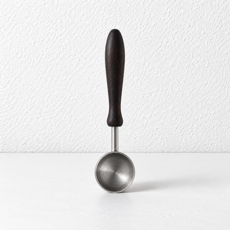 Measuring Scoop - Rounded Steel Bowl and Tapered Handle