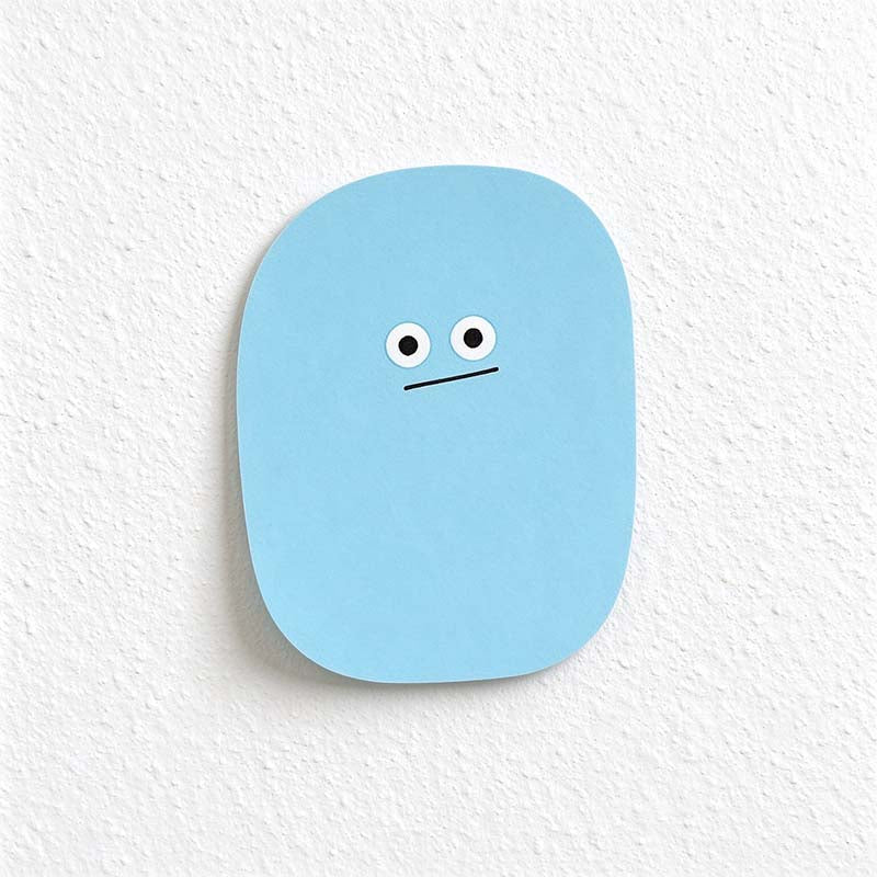 CouldNook Character Sticky Notes - Shaped Color Blocks And Expressive Faces