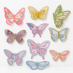 CouldNook Butterfly Embroidered Patch - Colorful Wing Pattern Options