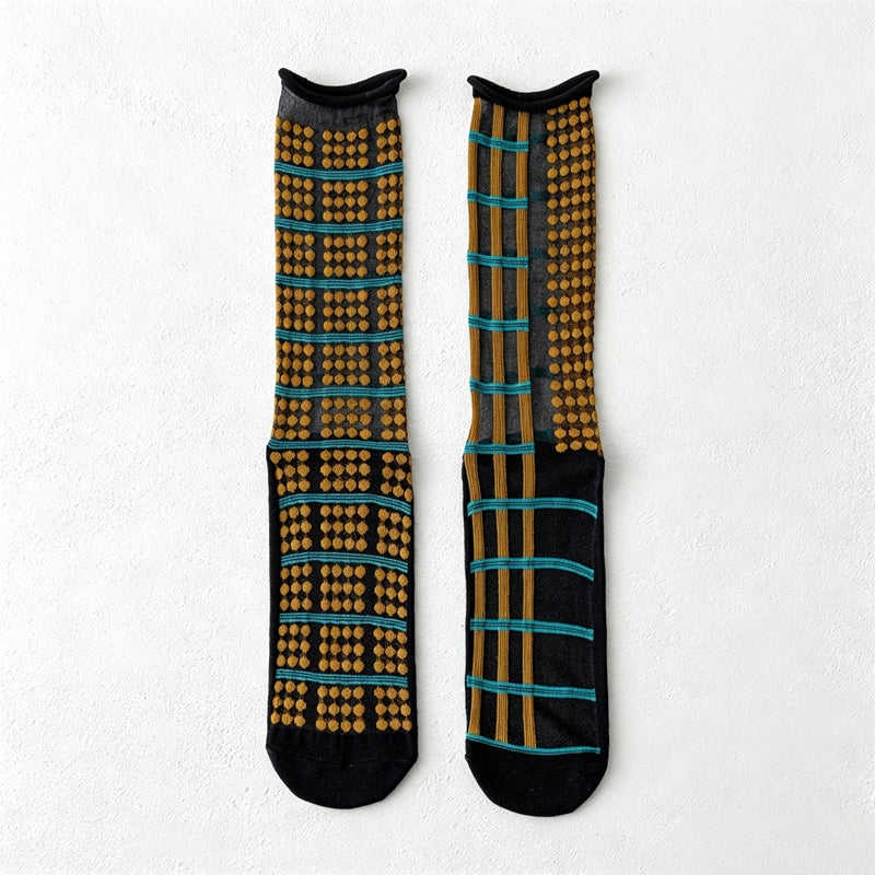 CouldNook Graphic Knee-High Socks-Knee High Length