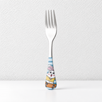 CouldNook Children Flatware - Colorful Cartoon Animal Handles Accent