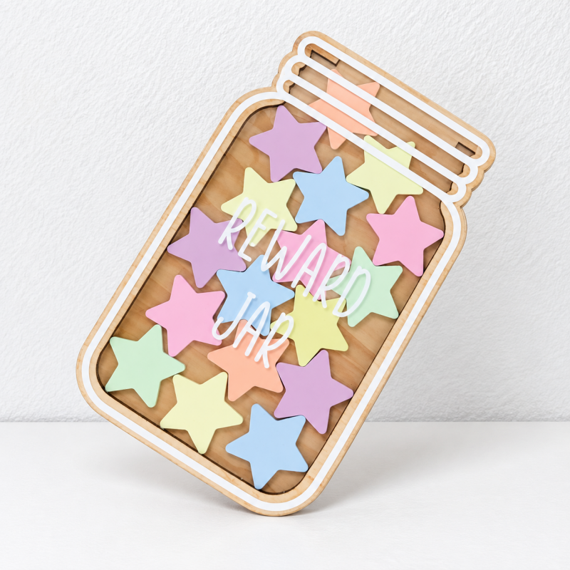 CouldNook Reward Jar - Visible Token Display And Playful Themed Designs
