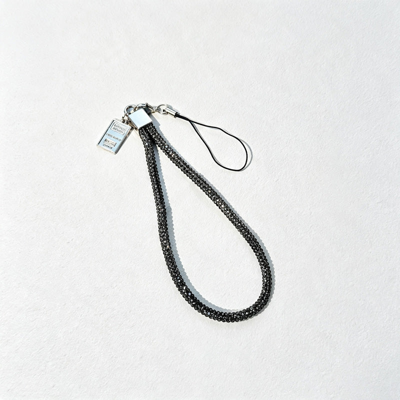CouldNook Reflective Mesh Crossbody Phone Strap - Clear Phone Tab