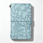 CouldNook 3-in-1 Embossed Floral A6 Notebook‑Vintage Refillable Journal
