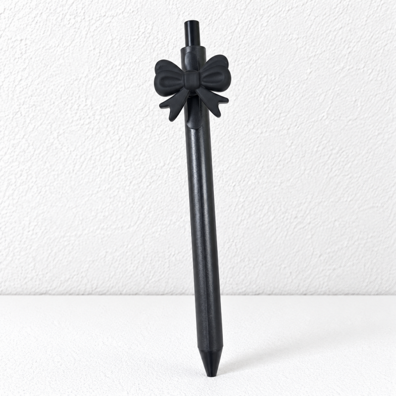 CouldNook Decorative Gel Pen - Sculpted Bows and Flower Toppers
