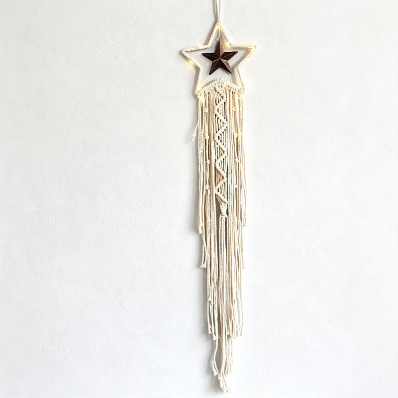 CouldNook Macrame Wall Hanging-Boho Woven Tapestry Home Decor