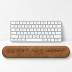 CouldNook Dachshund Wrist Rest - Long Desktop Support Cushion