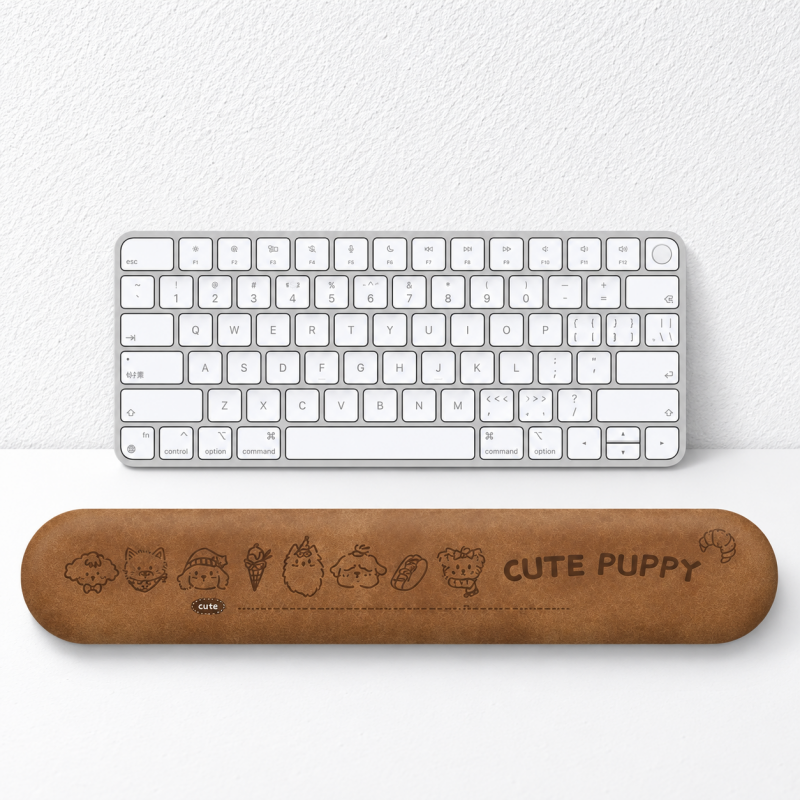 CouldNook Dachshund Wrist Rest - Long Desktop Support Cushion