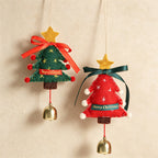 CouldNook Christmas Hanging Ornament - Layered Bow and Bell Detail