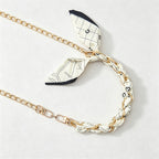 CloudNook Scarf Chain Phone Wrist Strap‑Braided Anti‑Lost Lanyard
