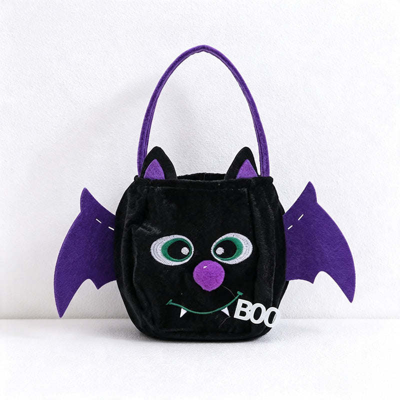 CouldNook Halloween Trick‑or‑Treat Candy Bag‑Kids Character Goodie Handbag