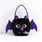 CouldNook Halloween Trick‑or‑Treat Candy Bag‑Kids Character Goodie Handbag