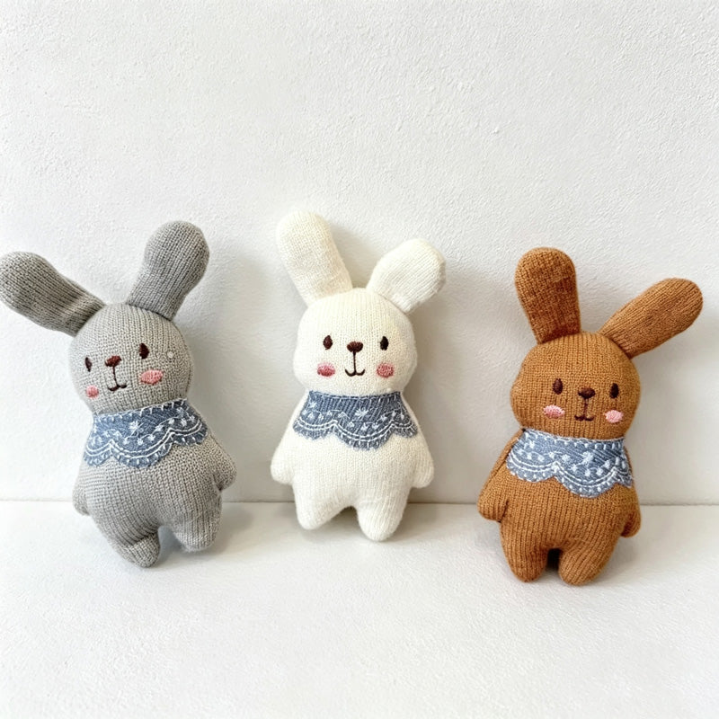 CouldNook Fabric Fridge Magnet - Padded Woodland Figures and Stitched Faces
