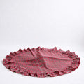 Snowflake Plaid Ruffle