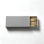 CouldNook Plain Matchbox with Wooden Matches Minimal Home Accent