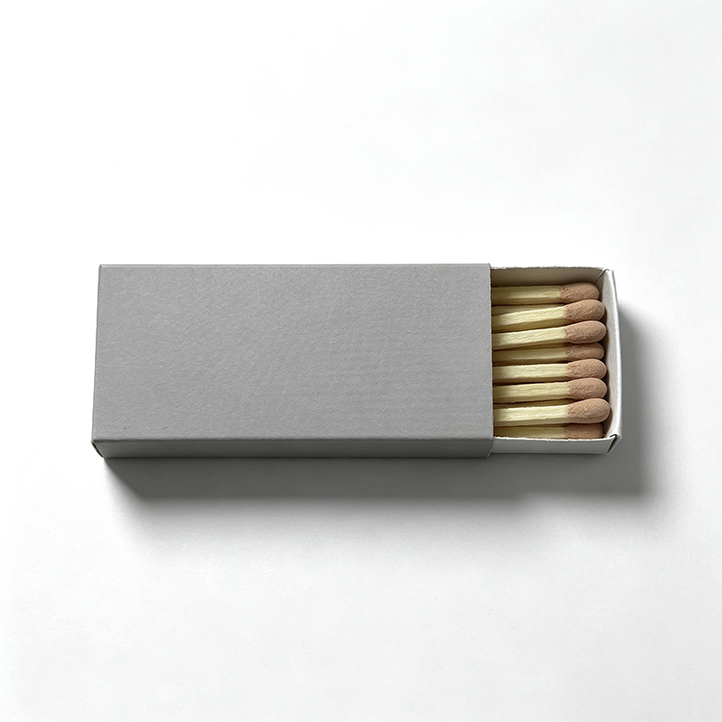 CouldNook Plain Matchbox with Wooden Matches Minimal Home Accent