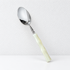 CouldNook Colored Bamboo Look Handle Flatware - Polished Dining Collection