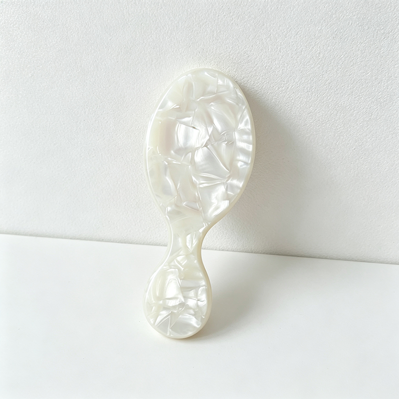 CouldNook Patterned Oval Hair Brush - Handheld Grip Profile