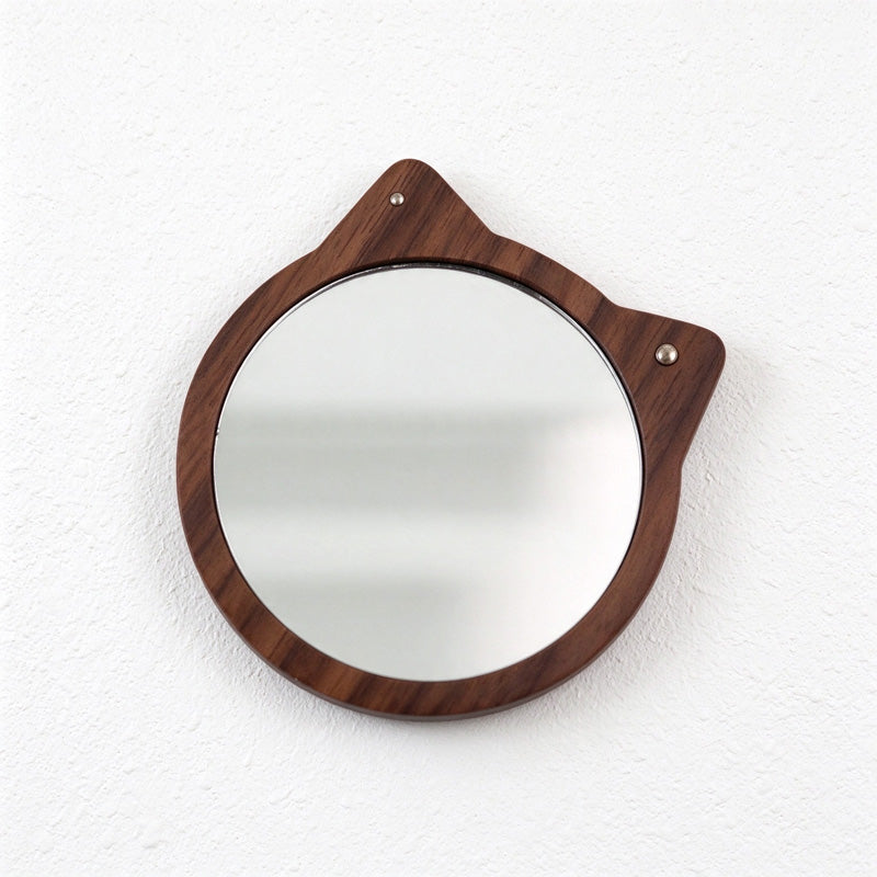Wooden Pocket Mirrors with Varied Cover Designs