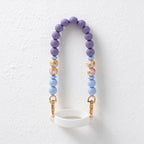 Water Bottle Carry Strap with Beads or Woven Flowers