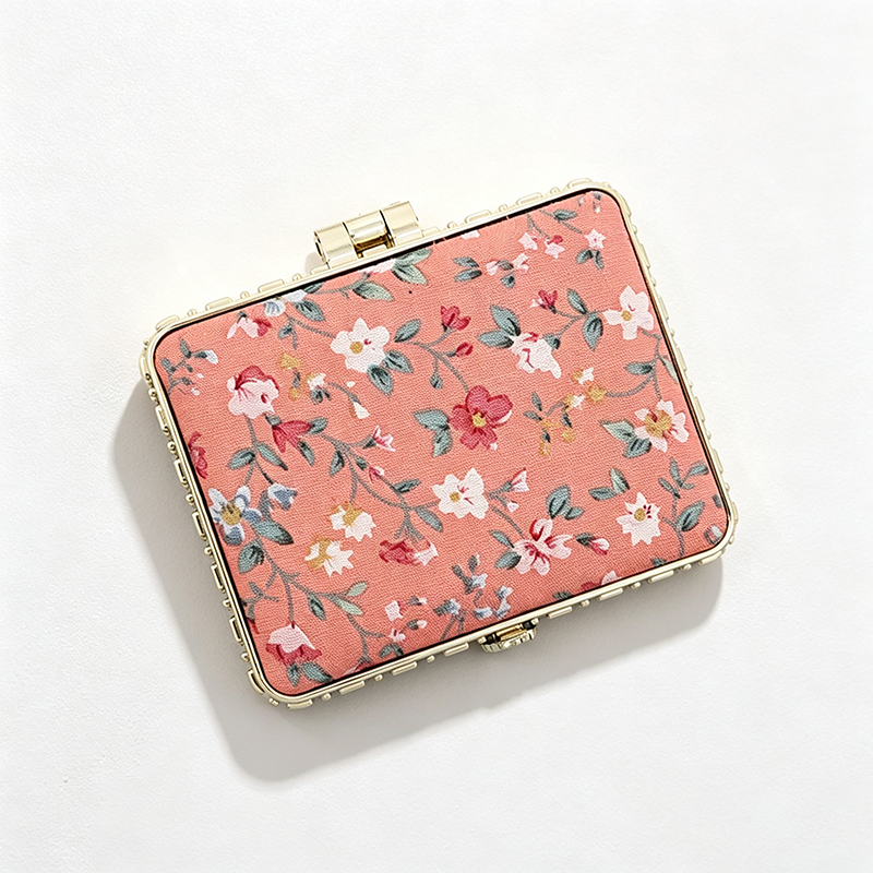 CouldNook Floral Compact Mirror - Three Double-Sided Folding Shapes