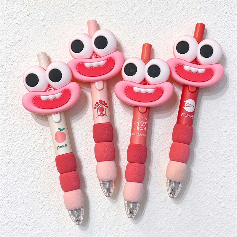 CouldNook Character Gel Pen - Expressive Topper And Segmented Grip