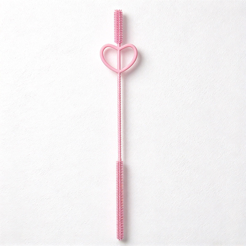 CouldNook Silicone Straw Cleaning Brush - Flexible Body And Handle Choices