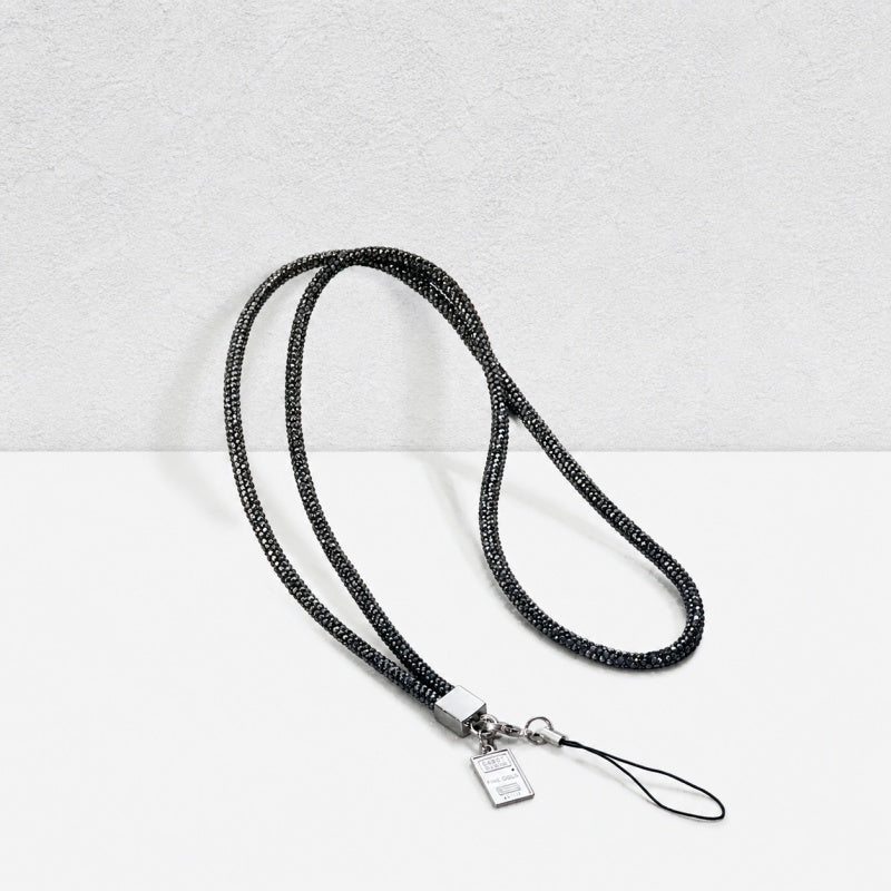 CouldNook Reflective Rhinestone Neck Phone Lanyard - Connector Loop