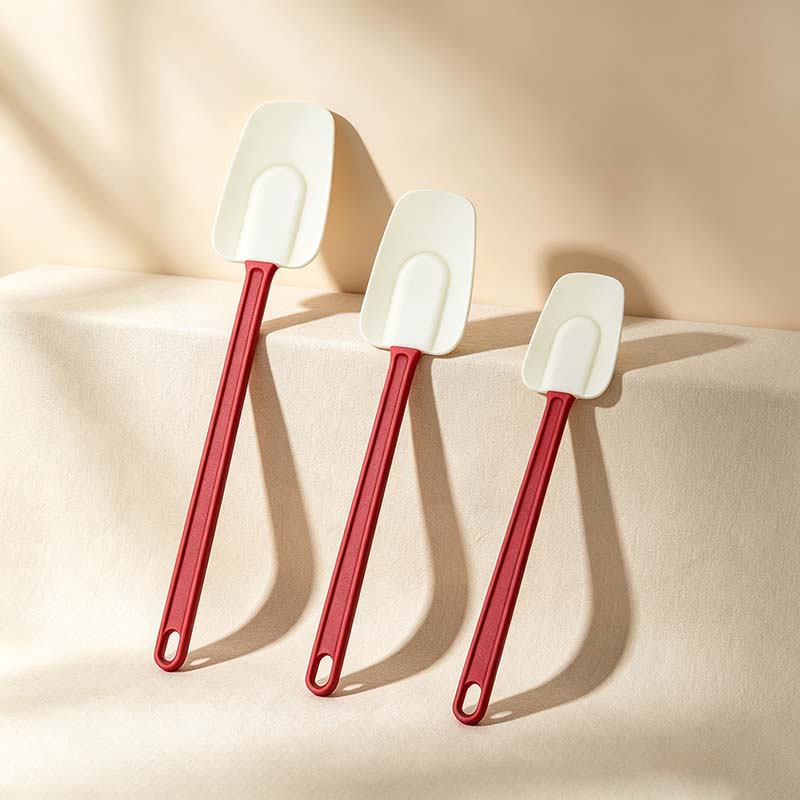 CouldNook Silicone Baking Spatula - Long Handle and Shaped Head Options