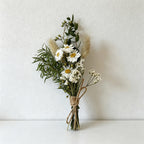 Mini Dried Flower Bouquet, Preserved Gypsophila Rose Baby's Breath Small Bouquet