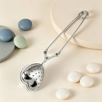 304 Stainless Steel Heart Shaped Tea Infuser Tea Accessories - Loose Leaf Tea Strainer with Handle