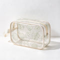 CouldNook Printed Clear Toiletry Bag - Ocean Or Leopard Patterns