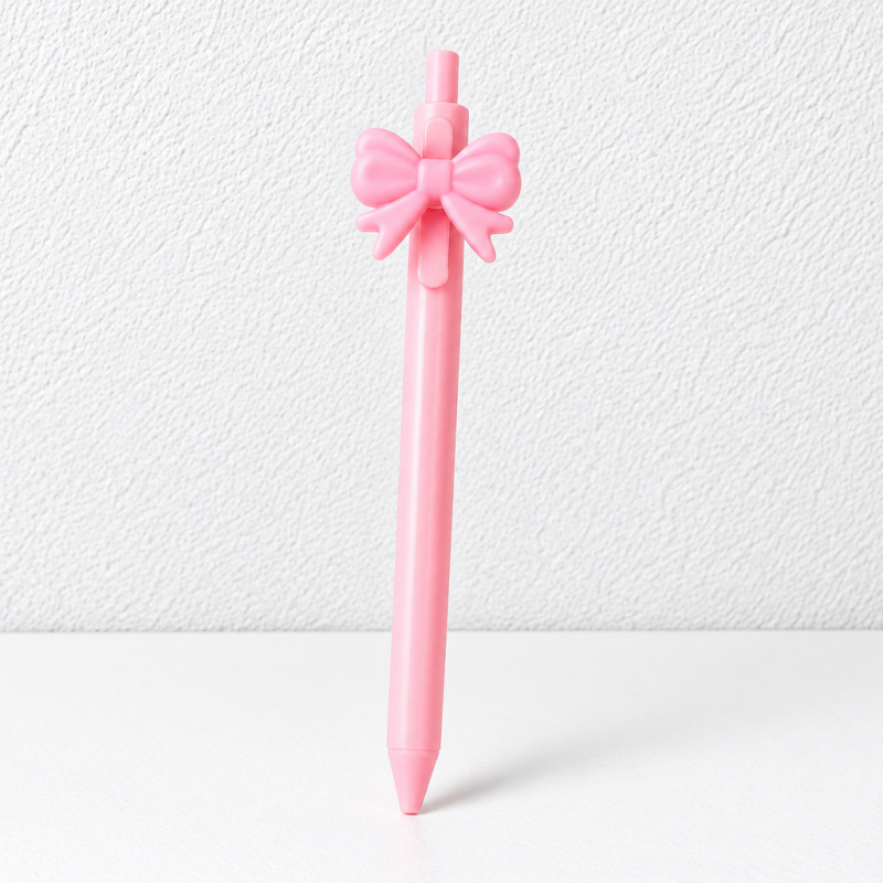 CouldNook Decorative Gel Pen - Sculpted Bows and Flower Toppers