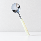 CouldNook Colored Bamboo Look Handle Flatware - Polished Dining Collection
