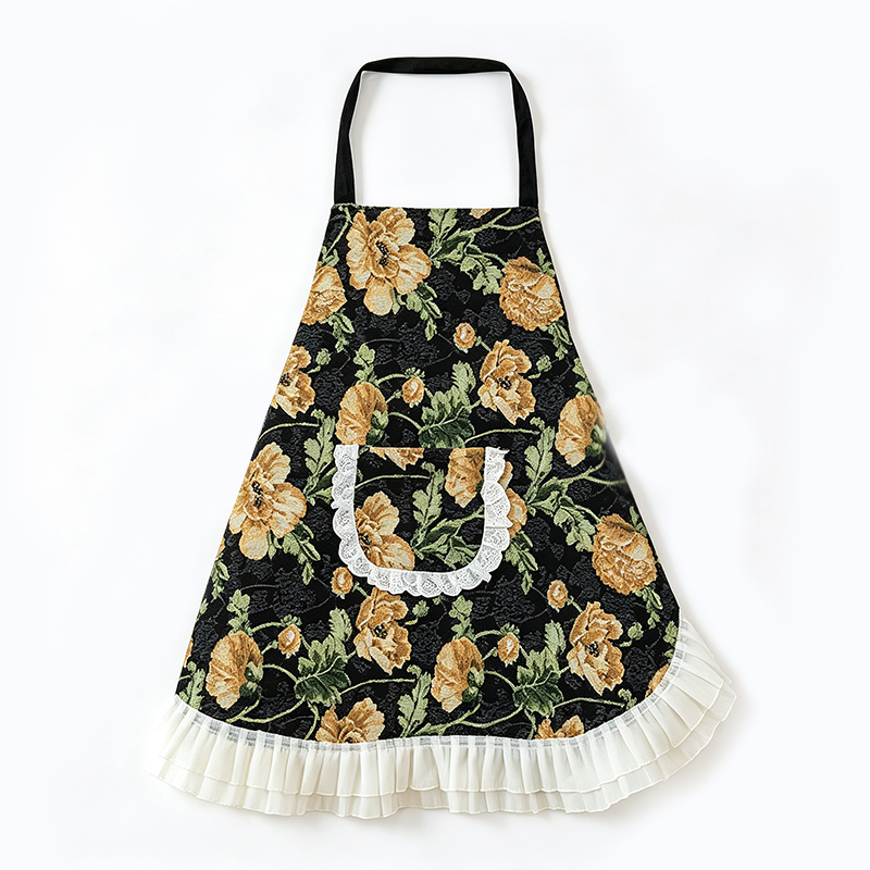 CouldNook Floral Pattern Apron - Kitchen Wear Accent