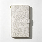 CouldNook 3-in-1 Embossed Floral A6 Notebook‑Vintage Refillable Journal