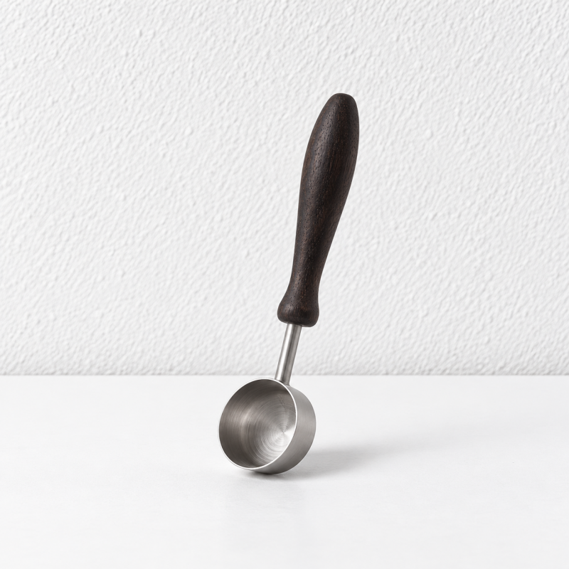 Measuring Scoop - Rounded Steel Bowl and Tapered Handle