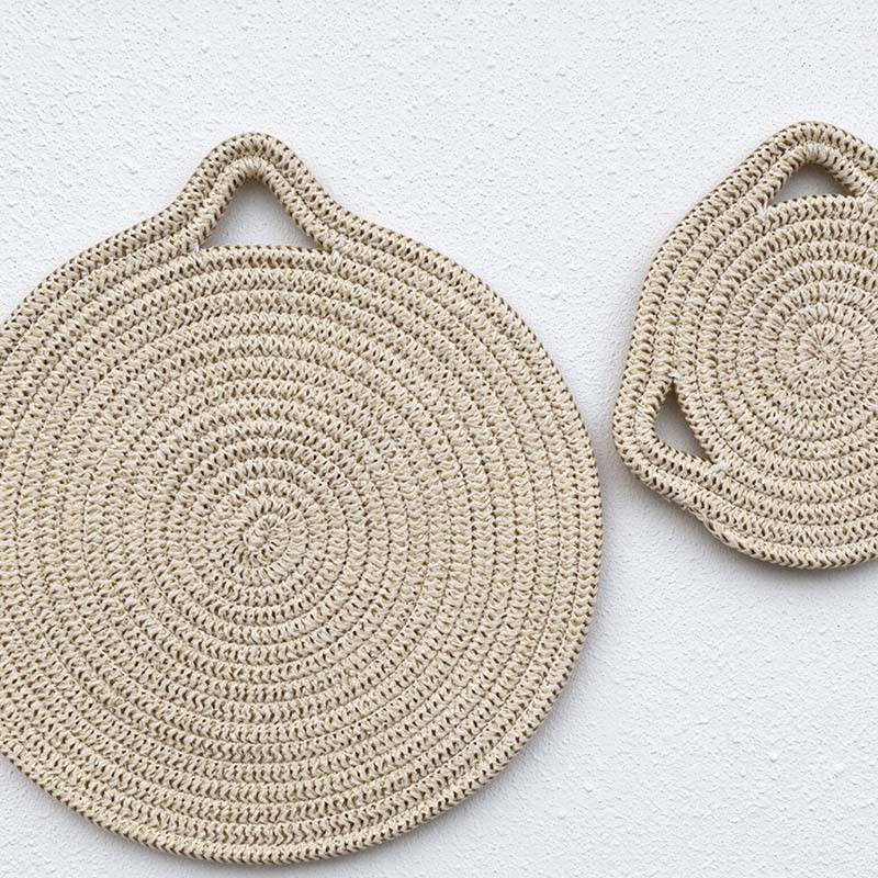 CouldNook Cat Ear Rope Table Mat - Round
