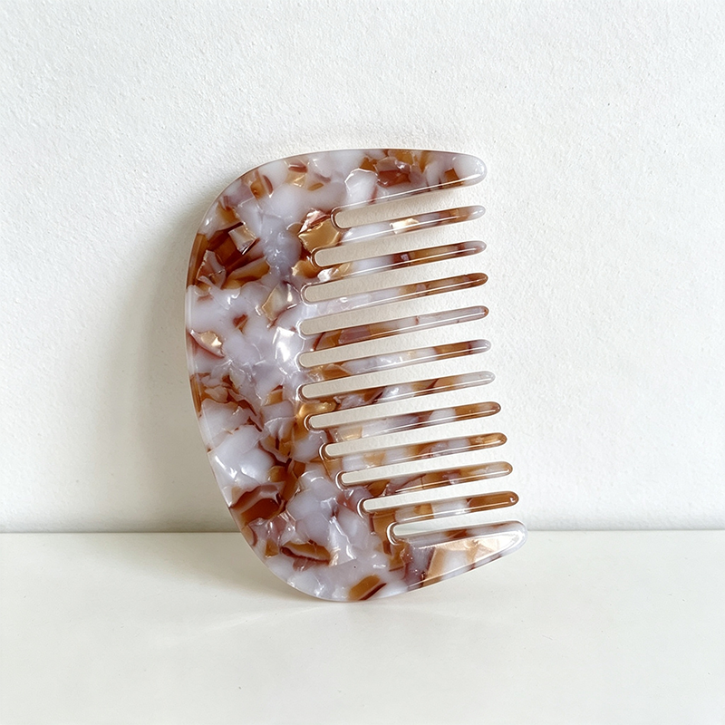 CouldNook Rounded Wide Tooth Hair Comb - Visible Tooth Profile