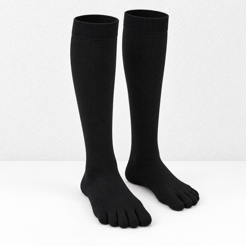 CouldNook Split-Toe Socks - Plain Calf Length