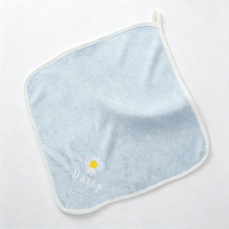 CouldNook Daisy Hand Towel - Soft Square Hanging Cloth