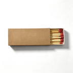 CouldNook Plain Matchbox with Wooden Matches Minimal Home Accent