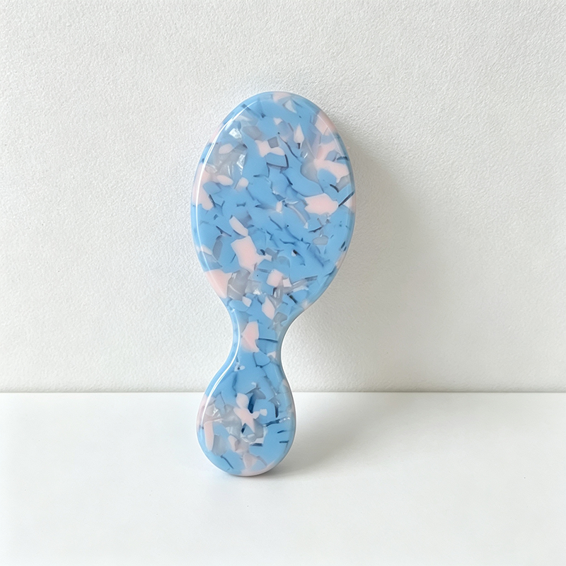 CouldNook Patterned Oval Hair Brush - Handheld Grip Profile