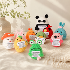CouldNook Assorted Animal Message Figure - Wooden Display Base