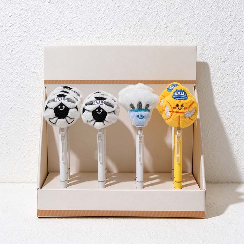 CouldNook Plush Topper Gel Pen - Wobbling Shapes