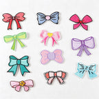 CouldNook Bow Embroidered Patch - Assorted Colors and Shapes