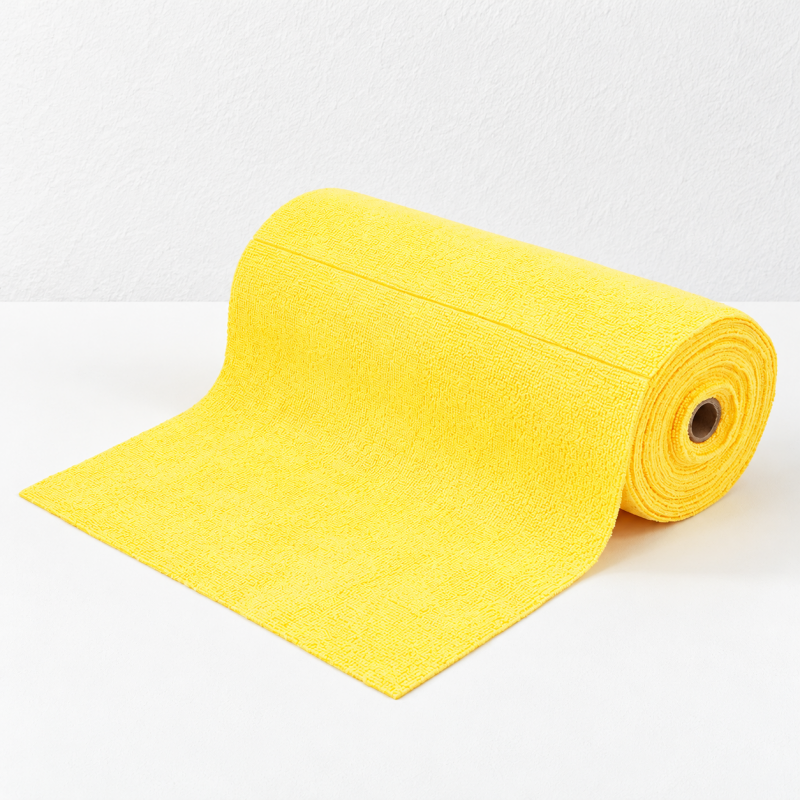 Tear-Off Microfiber Cleaning Cloths on a Roll