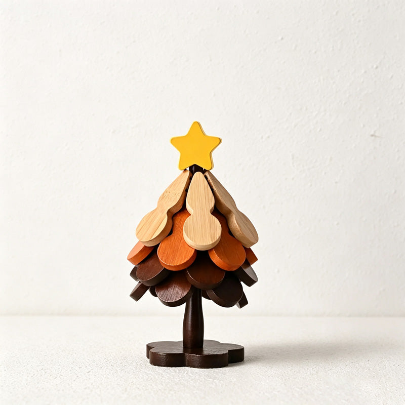 CouldNook Wooden Gourd Tree Trivet Set - Layered Display