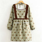 CouldNook Long-Sleeve Apron Smock - Multiple Layered Styles Collection